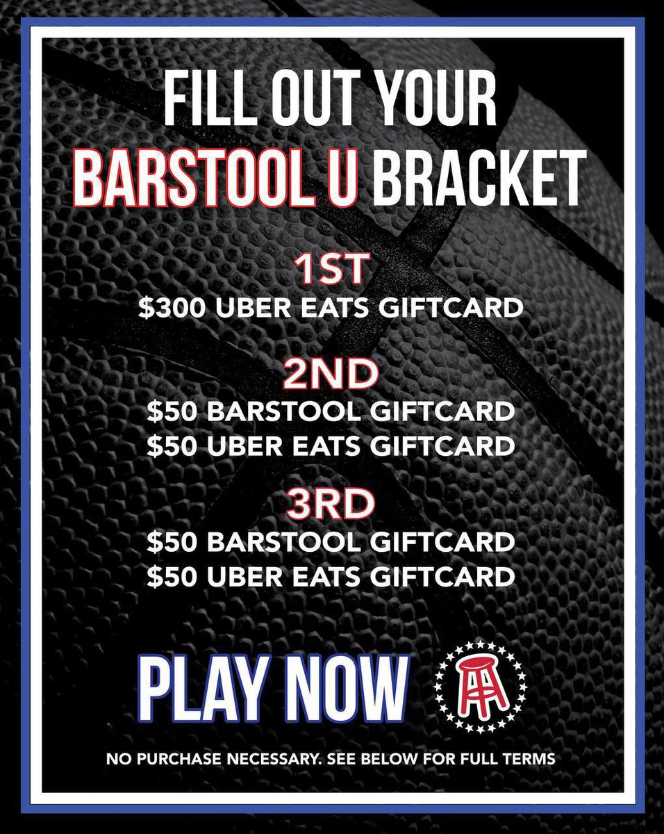 🚨CALLING ALL FIGHTING IRISH🚨 Barstool U Bracket Challenge is here! And we are giving away big prizes. Text BARSTOOLU to 90448 to receive the bracket link! *If you already subscribed to our text list, send MARCH to 90448* store.barstoolsports.com/pages/barstool…