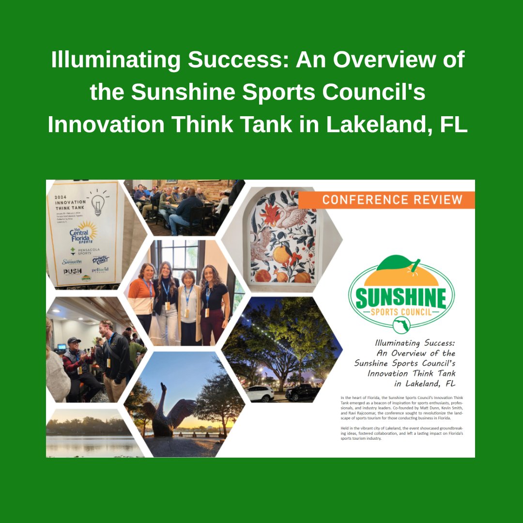 Conference Review - Sunshine Sports Council's Innovation Think Tank #pushsports #sportsbiz #sportstourism issuu.com/pushsports/doc…