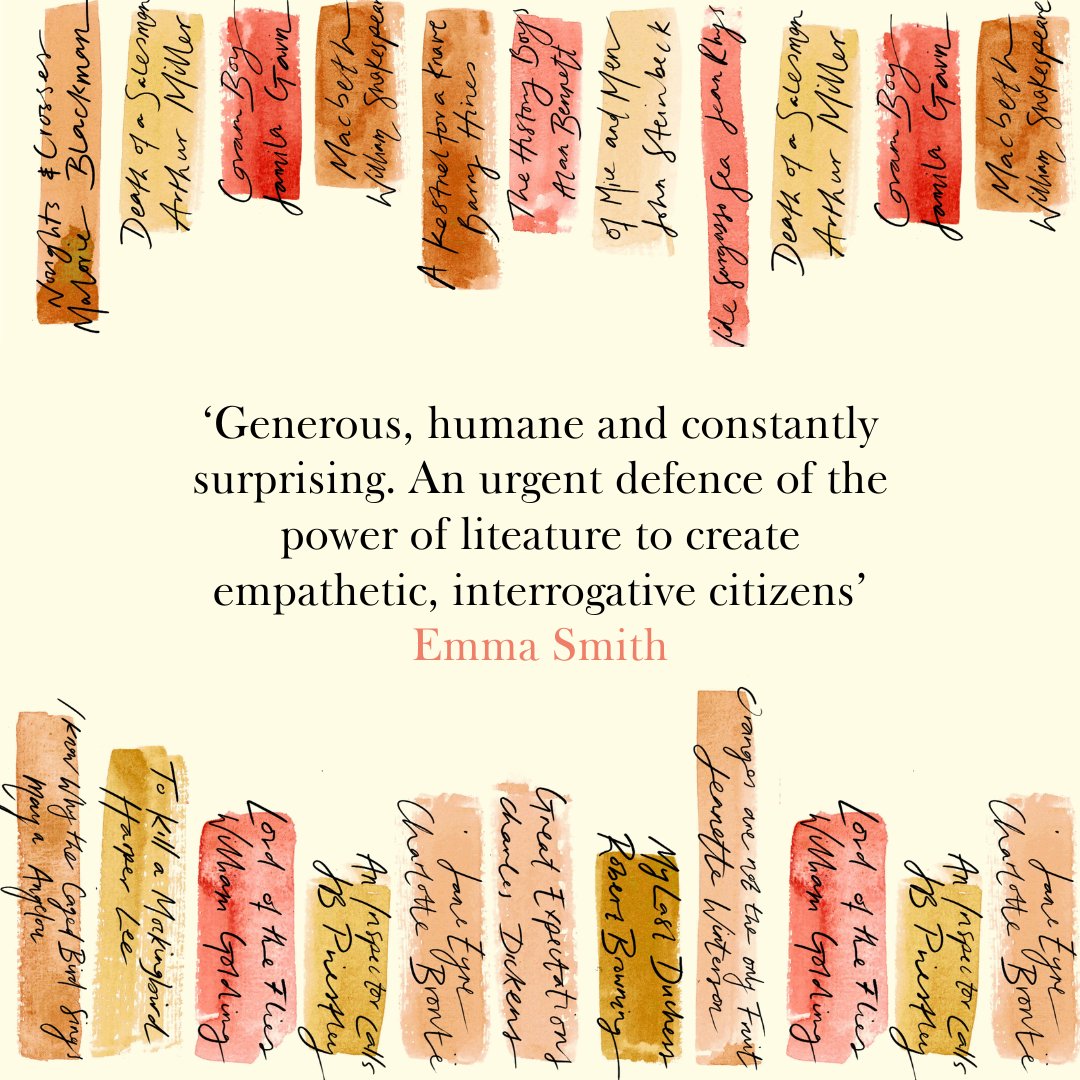 FigTreePenguin's tweet photo. It's just a few weeks until we publish #ReadingLessons - @CarolAtherton8's love letter to the books we read at school. Here are some of the lovely things people have said about it so far! https://t.co/ZLxI1vlg6L