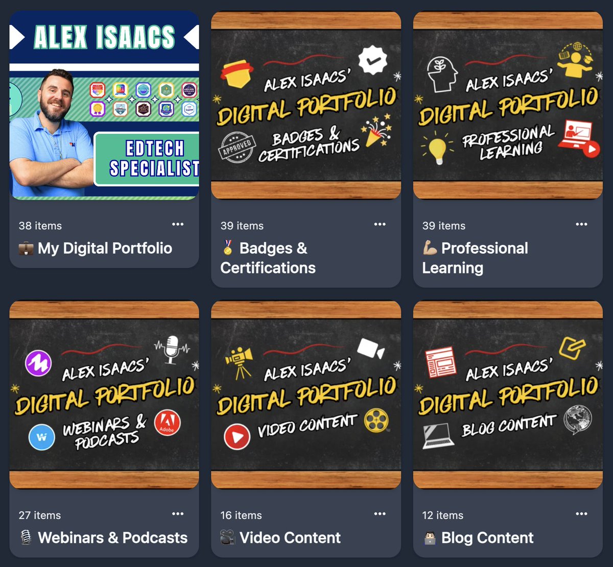 mr_isaacs_math's tweet image. I've officially revamped ALL parts of my @Wakelet digital portfolio &amp;amp; I'm happy to now have a theme across multiple collections! Check out my most up-to-date version 👇 to explore all of the things that represent my passion for #edtech! #wakeletwave

wakelet.com/wake/uVD0-3o56…