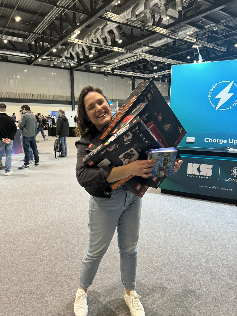 confluentinc's tweet photo. 10 minutes until the #kafkasummit closing session! Let’s chat about our favorite sessions, celebrate the speakers who help make the conference possible, and get excited for what 2024 has to bring! 
We heard there might be legos up for grabs… https://t.co/Dn1c5vaJGk