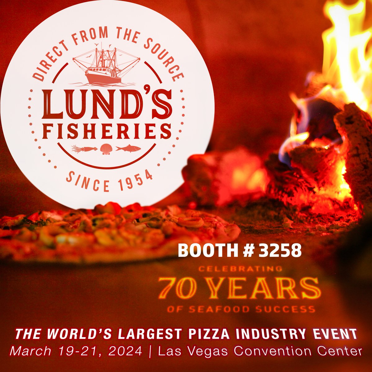 We are in Las Vegas for the 40th annual International <a href="/PizzaExpo/">Pizza Expo</a>! Come hang out with us today and tomorrow at booth #3258.

#LundsFisheries #PizzaExpo