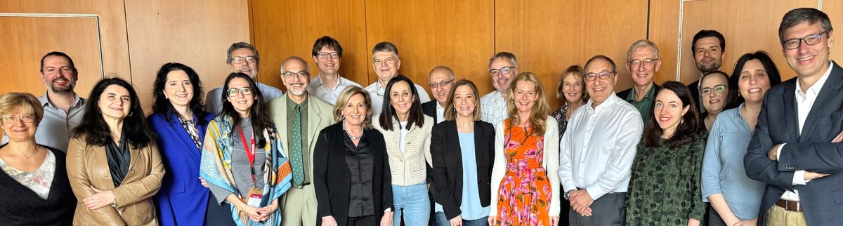 ESGO_society's tweet photo. The ESGO-ESTRO-ESP endometrial cancer guidelines working group met again last week after #ESGO2024 in Barcelona! 🙏 We are grateful to the participants for their dedication and hard work!

The group chairs are Nicole Concin (ESGO), Remi Nout (ESTRO), Xavier Matias-Guiu (ESP)

The ESGO representatives are: Nadeem Abu-Rustum, David Cibula, Nicoletta Colombo, Anna Fagotti, Antonio Martín-González, Jonathan Ledermann, Domenica Lorusso, Mansoor Mirza, Ana Oaknin, Jalid Sehouli, Ignace Vergote, Anneke Westermann & Pauline Wimberger

The ESTRO representatives are: Carmen Creutzberg, Cyrus Chargari, Gabriella Macchia, Alina Sturdy & Alexandra Taylor

The ESP representatives are: Tjalling Bosse, Sigurd Lax & Maria Rosaria Raspollini

In addition we thank ENGAGe member Bar Levy, patient representative; methodologist Francois Planchamp; and young clinicians Richard Schwameis, Sophie Espenel & Sonia Gatius

Learn more about this and other ESGO guidelines projects 👉 https://t.co/6xmoLtrhzq

#gynonc #endometrialcancer