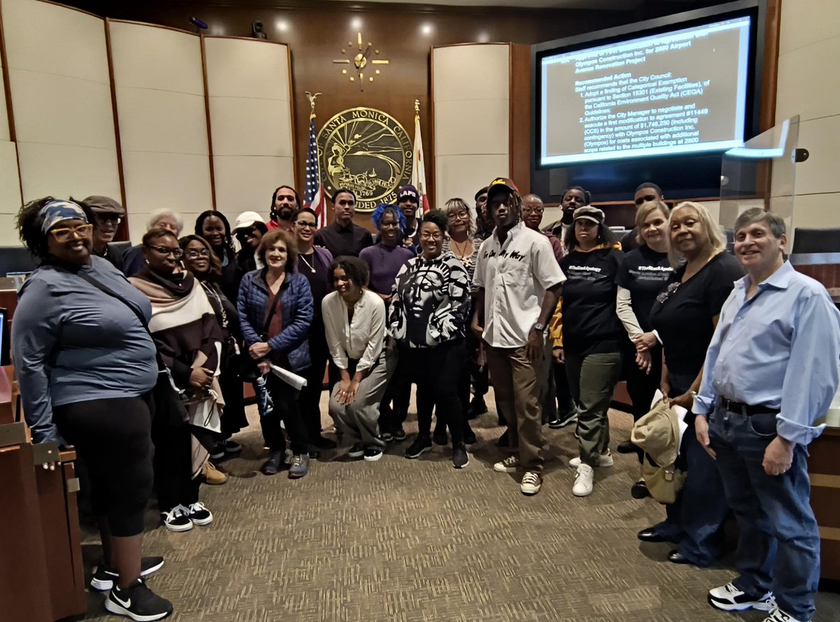 naasdorg's tweet photo. Congratulations to Kavon Ward @WhereIsMyLand and to the Silas White Family for the unanimous vote from @santamonicacity to begin restitution for the taking of the Ebony Beach Club!
Peace & Reparations https://t.co/UMO7EJMkmZ