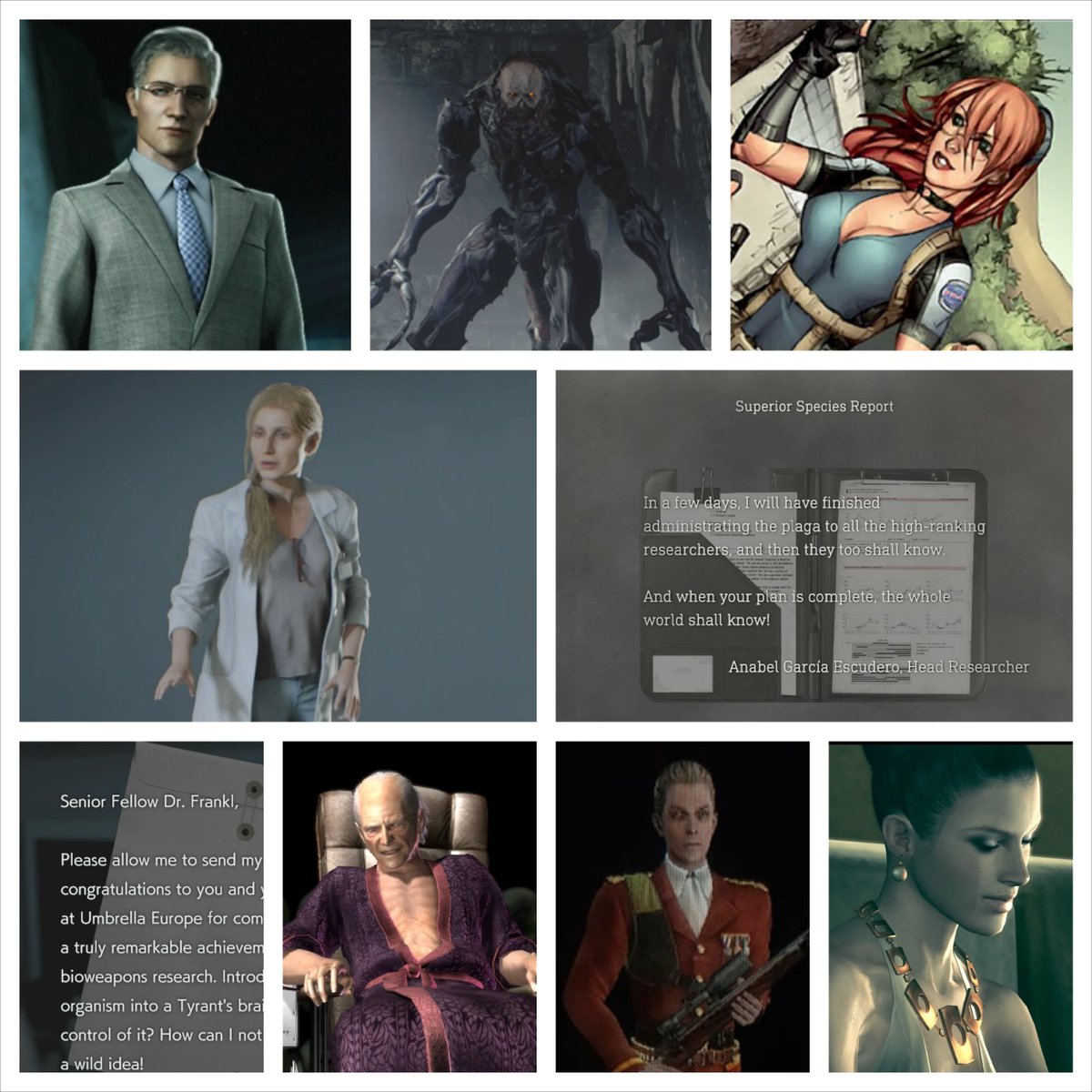 Inspired by <a href="/EvilResident9/">Evil Resident</a> I made a list of smartest RE characters (in my own opinion, some choices are debatable, so please do if you feel otherwise) #REBHFun