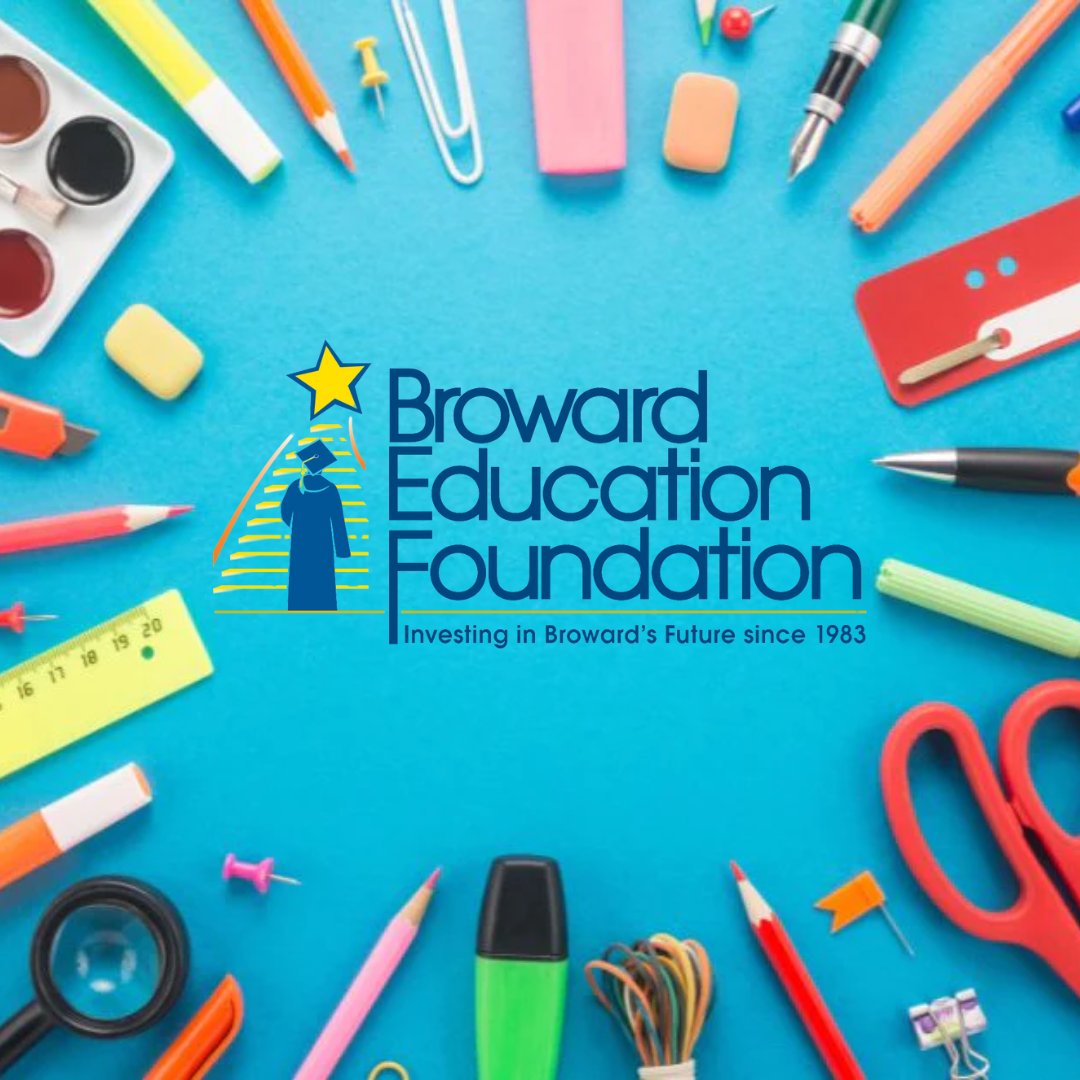 Broward Education Foundation is the only 501(c)3 charity solely dedicated to serving students and teachers in Broward County Public Schools. Whether it’s funding a teacher grant or donating school supplies, your gift changes the lives of students in Broward County.