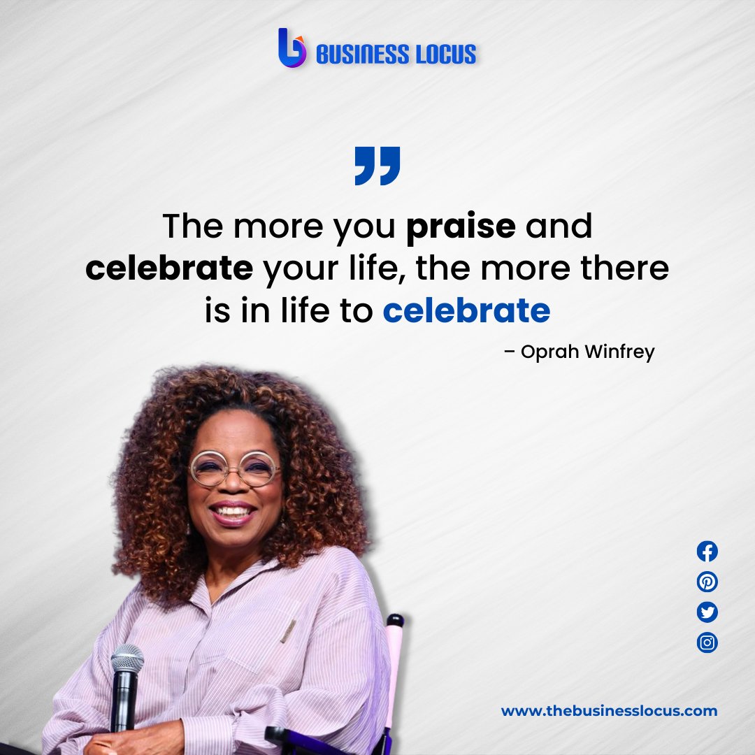 businesslocus's tweet photo. Celebrating small joys attracts more positivity.

Visit us at https://t.co/NQ88hvVYJB

#BusinessLocus #BL #BusinessLeaders #BusinessOwners #BusinessOwner #SuccessQuotes #ProductivityTips #SuccessMindset #VentureCapitalist https://t.co/le1G6W1YRG