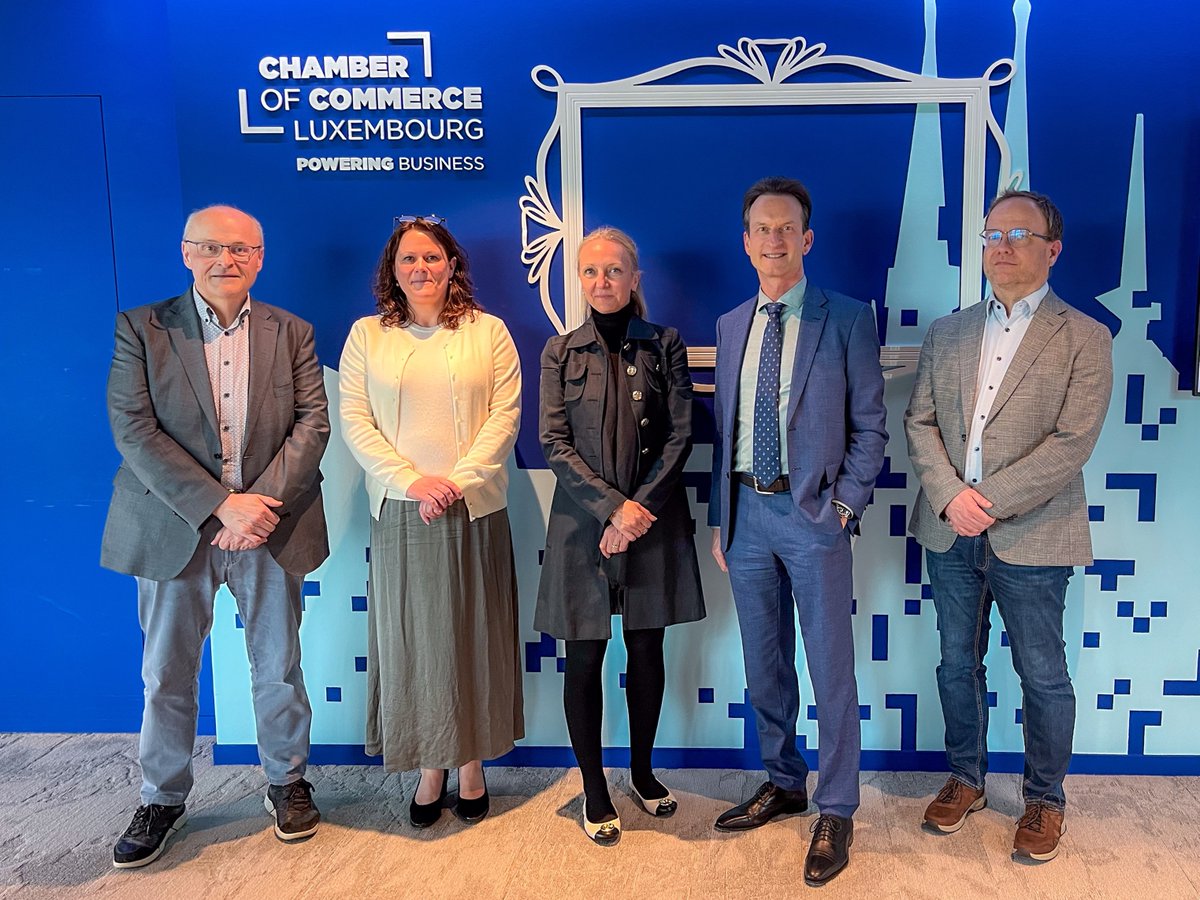 #OAI
🏠 Rencontre annuelle fructueuse entre la <a href="/ccluxembourg/">Chambre de Commerce du Luxembourg</a> et l'@OAI_lu. Cette réunion a été l'occasion d'échange et de réflexion sur différents thèmes d'actualité, spécialement en ces moments plus difficiles notamment pour le secteur de la construction.