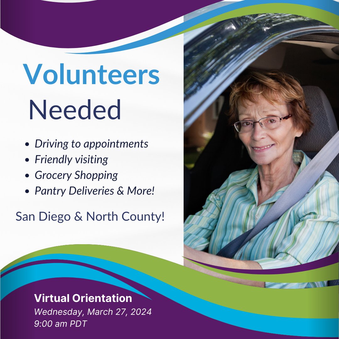 ElderHelp's volunteers are at the heart of what we do supporting local seniors. Join us for our upcoming virtual Volunteer Orientation to learn more how you can get involved! 📅 Wednesday, March 27, 2024 at 9:00am PDT RSVP for free today: register.gotowebinar.com/rt/15115980185…'