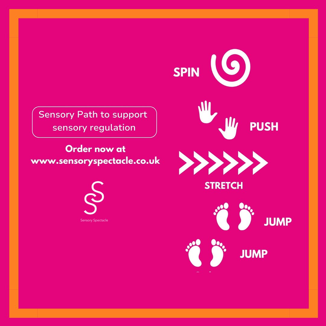 Get involved with our Sensory Path that is great to support sensory regulation. If you would like to find out more and see what is included, follow the link below - sensoryspectacle.co.uk/product-page/s…