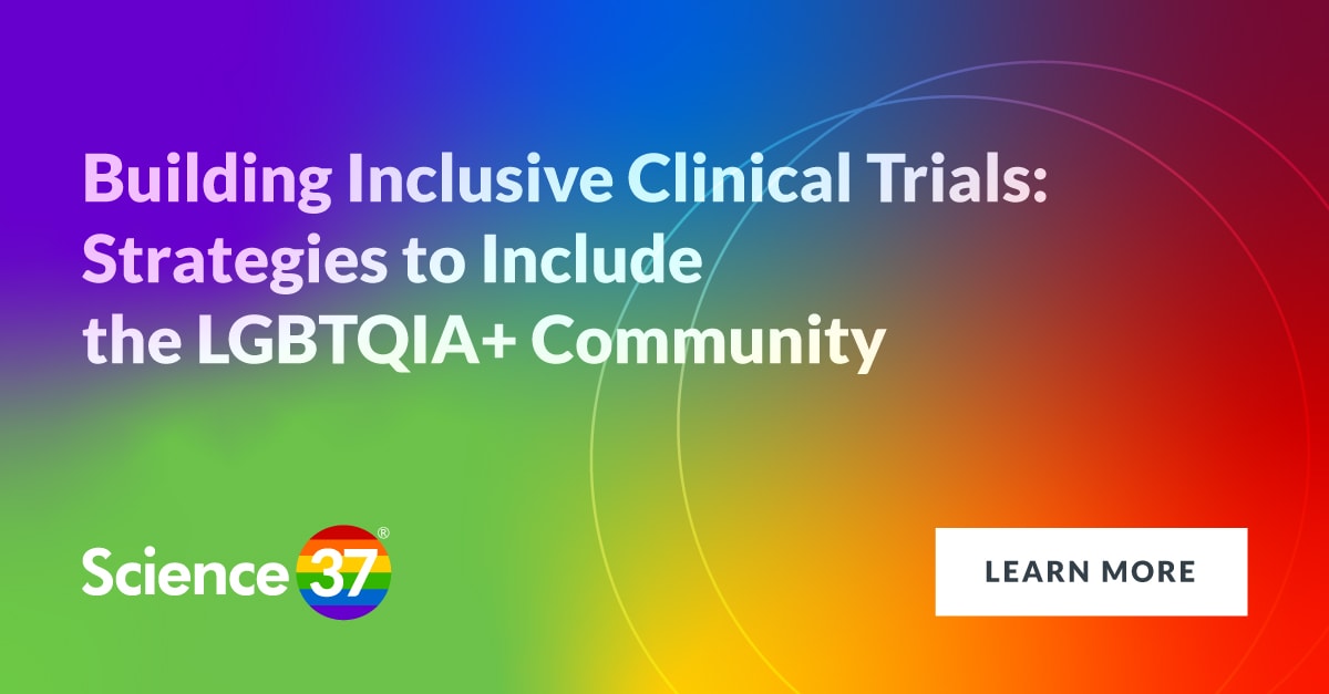Discover how to address health disparities in the LGBTQIA+ community in our blog. Learn about inclusive clinical trial strategies now. bit.ly/3TooMuw #HealthEquality #LGBTQIA #ClinicalTrials #Science37 #Science37trials