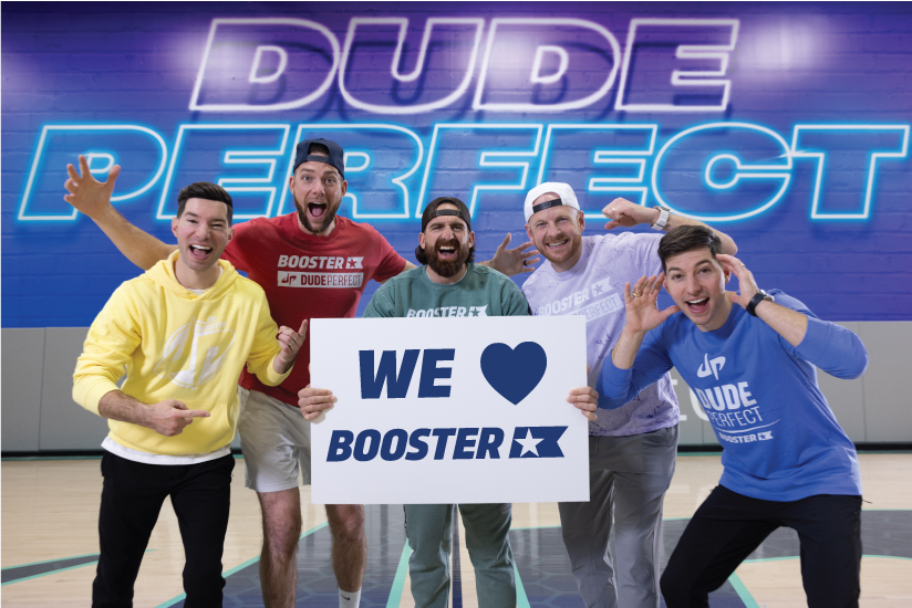 Did you know we partner with trick shot and YouTube stars @dudeperfect? This is just another way we add extra fun to our expertly crafted fundraising programs.