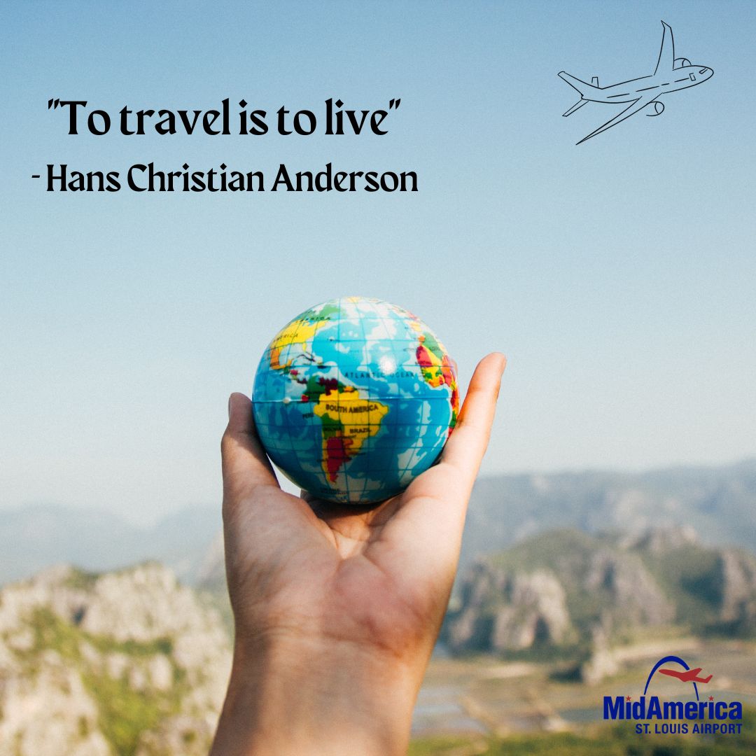 BLVairport's tweet photo. Today's #WisdomWednesday tip is simple. Book that flight. Take that trip. Because To Travel is to LIVE.
#Travel
#FLYBLV
#BookThatFlight https://t.co/ejoySTCaqm