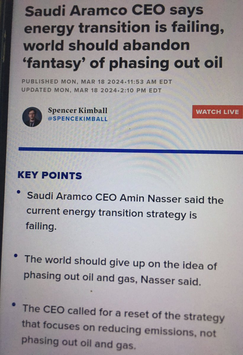 MdmRoseNor's tweet image. #ClimateCult #NetZeroScam #EnergyTransitionCult is going to stop soon because the main player are deepening their claws on the black gold, again. 
@aramco just telling the bitter truth , either we love it or hate it; those delusional games of never achievable must stop, now.