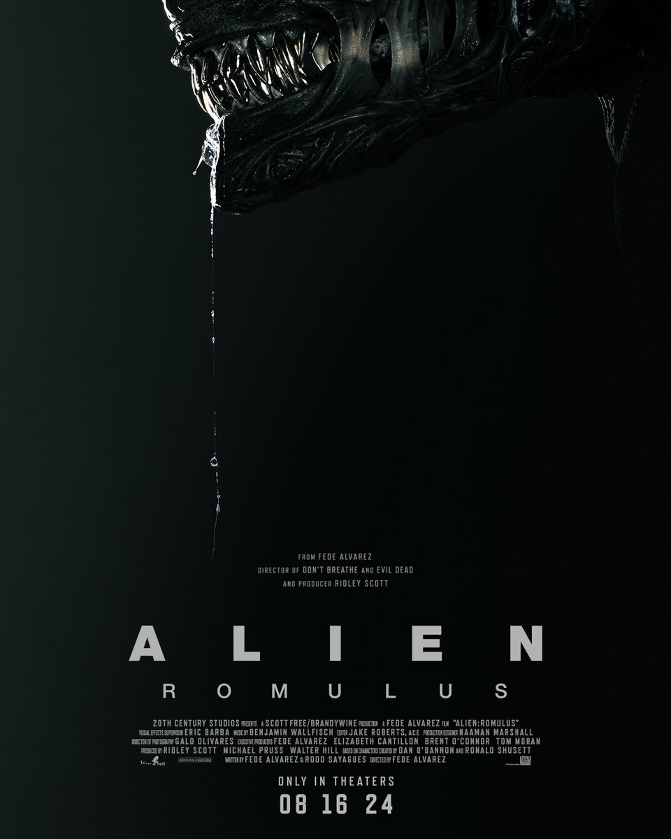 Experience #AlienRomulus only in theaters August 16.