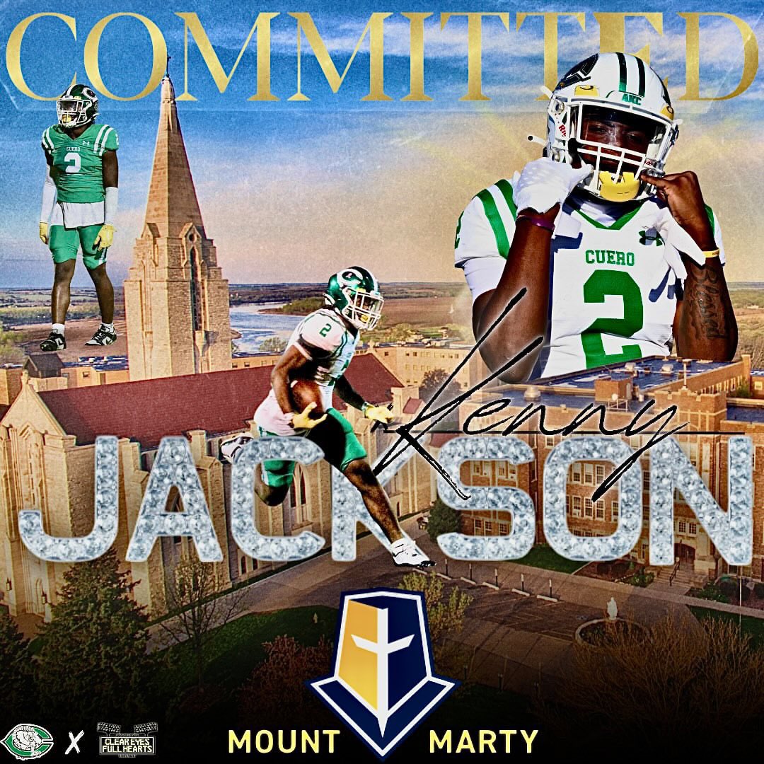 After great conversations with <a href="/CoachWiebelhaus/">Jacob Wiebelhaus</a> , i will be announcing my commitment to <a href="/MMULancersFB/">Mount Marty Football</a> 💙💛
<a href="/MichalettiCoach/">John Michaletti</a> <a href="/JLewisCoach/">Josh Lewis</a> <a href="/T_Mula25/">$T-MONEY$</a>