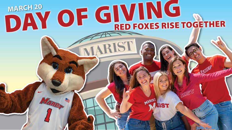 So many of my best friends, greatest experiences and coolest professional opportunities are because of @MaristAthletics, @MaristWBB & @Marist_Fball. Proud to support #MaristDayOfGiving to help the next generation discover why @Marist is so special. Give: givecampus.com/ncw86i