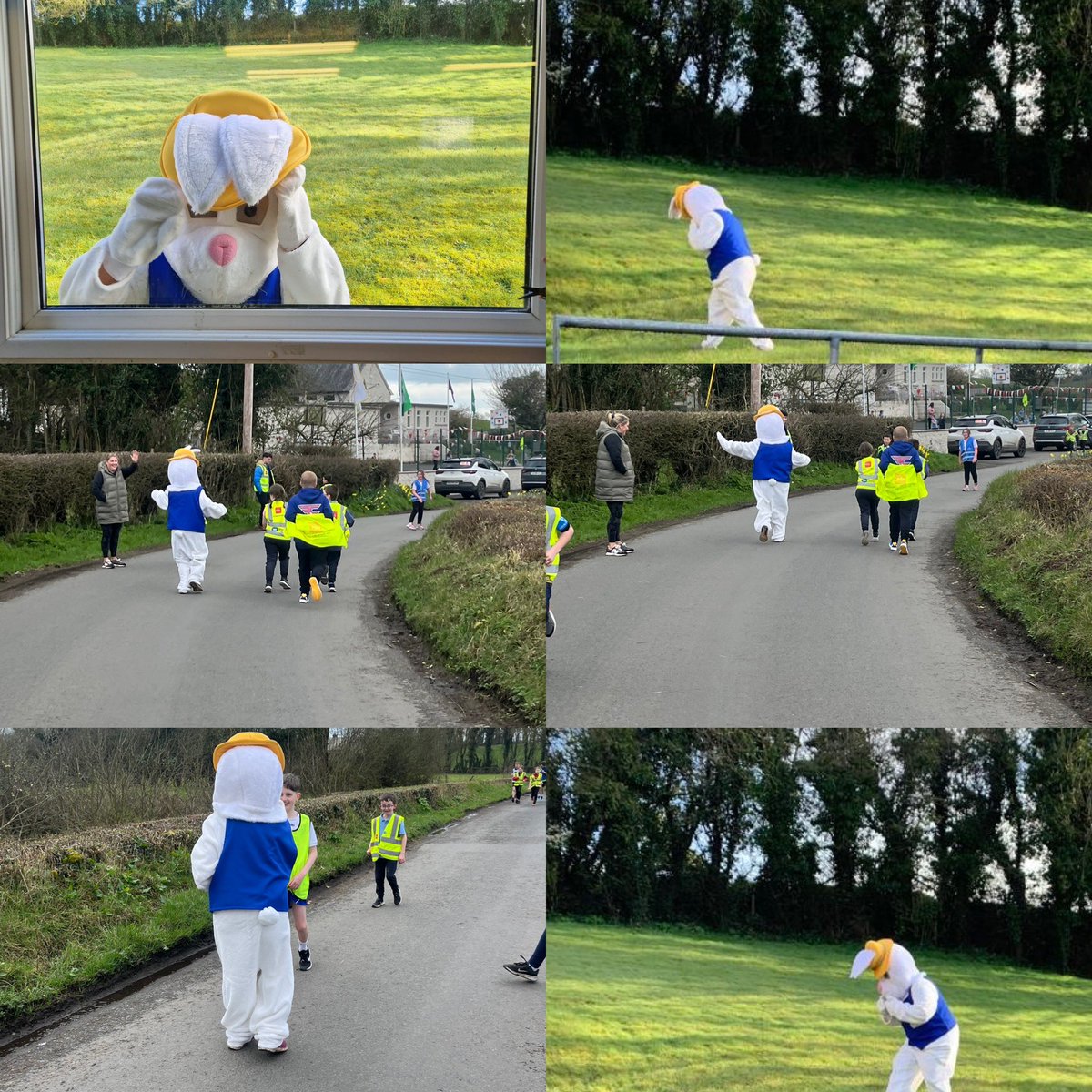 It can be confirmed that the Easter Bunny was definitely sited numerous times today!🐰!Thank your Easter Bunny for ‘Helping our minds to SMILE!’ 💛💛 @HSEschoolsteam #wellbeing #memories #friendship #fun @HsehealthW @HealthyIreland