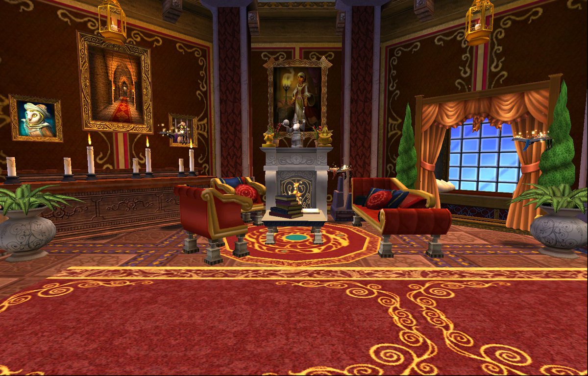 FrostFlame726's tweet photo. My entry for the  #W101SpringContest2024 - My Fire Wizard’s dorm room ✨ A study on the first floor and a bedroom on the second, it’s a perfect place to take a break from adventures in The Spiral or study for an exam ✨

Category: Best Looking Dorm
Wizard Name: Megan FrostFlame https://t.co/reHvxCqFlX