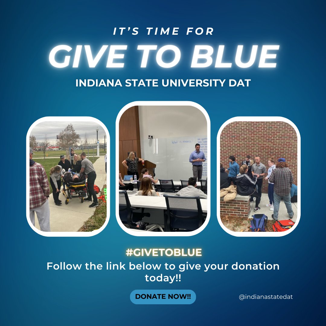 Thank you to those who have already given today. It’s not too late to donate to the DAT Education Fund to support student experiences in the DAT

Donate here:  bit.ly/3wTIRRF
