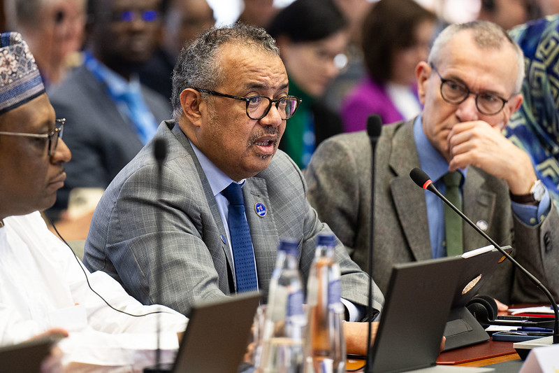 Environmental conditions cause 1 in 4 deaths globally, but many are preventable We must make our health systems climate-resilient & sustainable + ensure we have robust global & regional health architecture 🙏@EU_Commission @_AfricanUnion for today’s global health event @EU2024BE