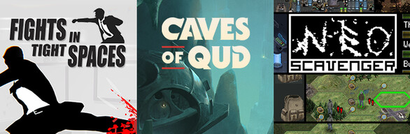 dcfedor's tweet photo. We're in a bundle, folks!

3 indie devs banding together to form the "Creative Combat Tactics" bundle on Steam, featuring:

Fights in Tight Spaces @GroundShatter 
Caves of Qud @cavesofqud 
NEO Scavenger @dcfedor https://t.co/fVKRX4uzck