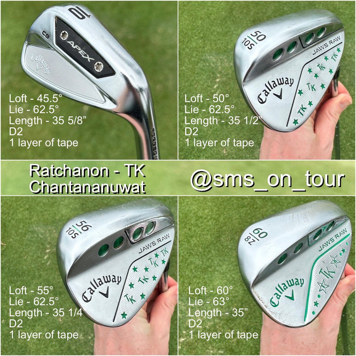 InsideTourGolf's tweet photo. Ratchanon (TK) Chantananuwat #witb in Singapore https://t.co/P6mWUanjsW