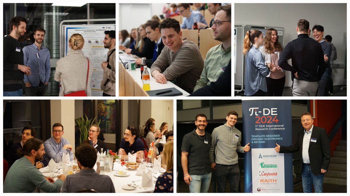 We are happily looking back to #TIDE2024 last week at @ChemUniCologne. Thanks again to all our attendees who made this #conference spring to life with excellent #research presentations and discussions! Also, thanks to our sponsors for enabling this great event!