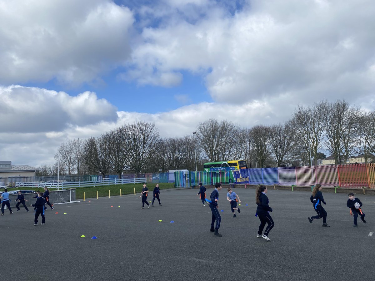 Tag Rugby Games today in St. Malachy's MNS, Finglas. 

@dccsportsrec

#FromTheGroundUp #NeverStopCompeting