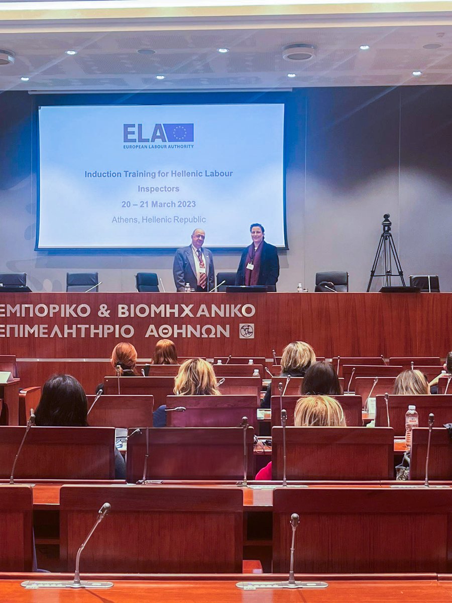 EU_ELA's tweet photo. 🧐A solid knowledge of the EU #labourmobility rules is crucial to advance towards effective and #FairLabourMobility in the EU.
🤝ELA is organising a training in 🇬🇷Athens with the support of the Hellenic Labour Inspectorate and inputs from @e_efka @hellenicpolice @labourgovgr. https://t.co/GTsFX3RSIO