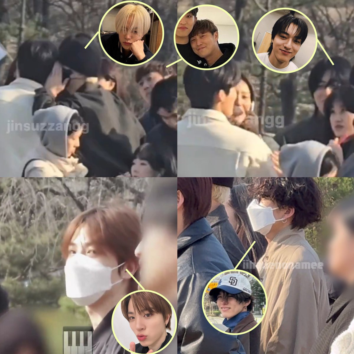 jeongwoo's support system 🤍 #박정우 #하루토 #아사히 #소정환 #윤재혁