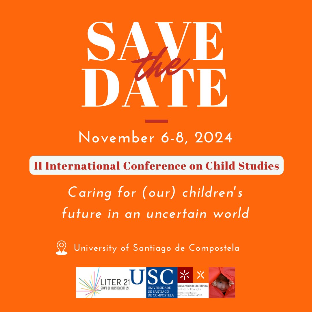 📣SAVE THE DATE | ‼️November 6-8, 2024‼️

#ciec #evento #savethedate #conferecence #childstudies #educação #childrens #future #education #july #2024 #eventocientífico #internationalconference #uncertainworld