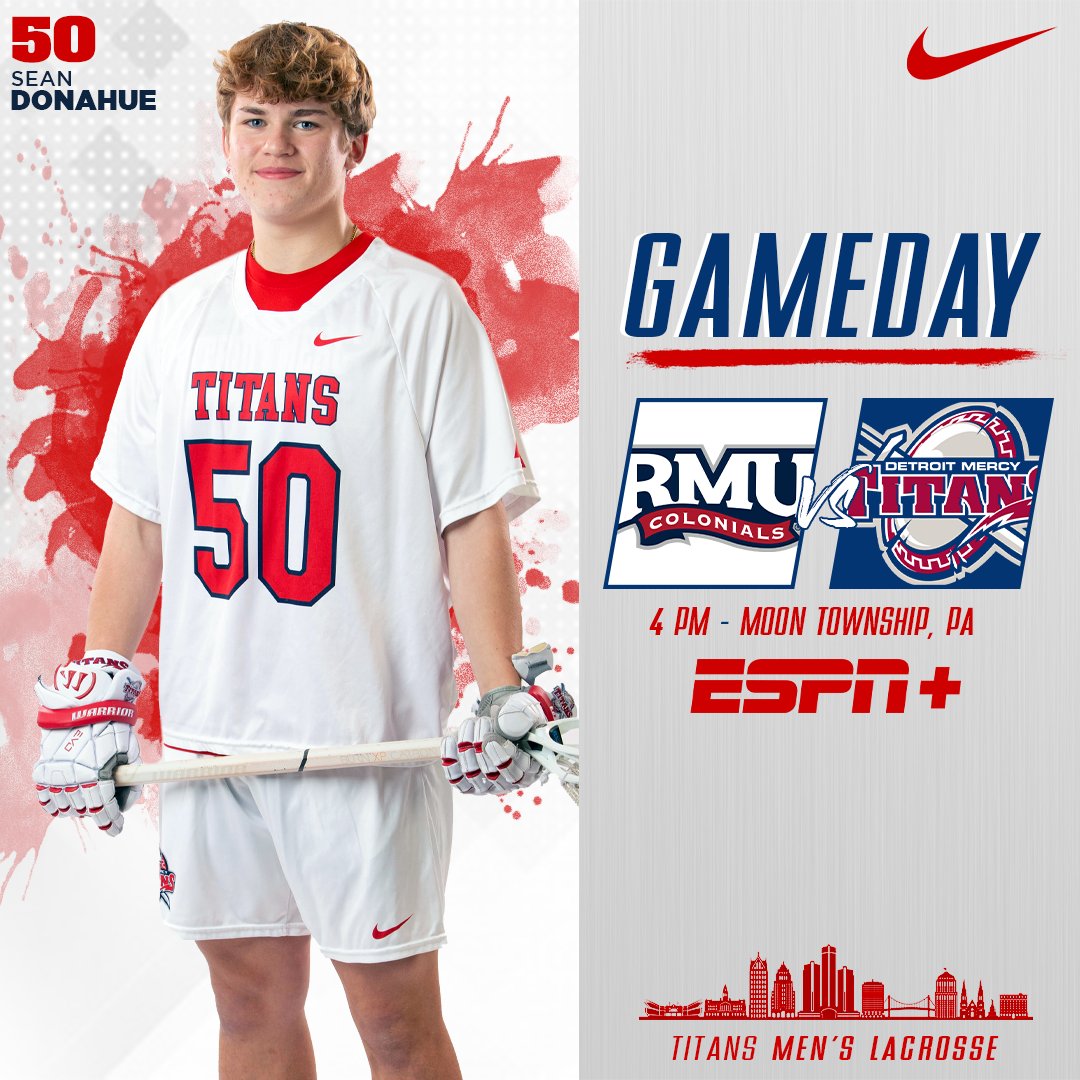 UDMLAX's tweet image. On the road for an @ASUNSports battle 

📍 | Moon Township, PA
🏟️ | Joe Walton Stadium
🕓 | 4:00 PM
📺 | ESPN+  (tinyurl.com/bde6ah64)  
📈 | (tinyurl.com/mua4f3va)

#DetroitsCollegeTeam #ASUNMLAX ⚔️🥍