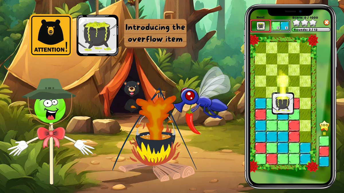slinuniverse's tweet photo. 🍲💥 Introducing the Overflow Item! 💥🍲

Get ready to spice up your puzzle-solving experience with our latest ingame item – the Overflow!

#slin #slintastic #howitworks #item #overflow #tutorial #info #gameidea #cooking #hot #overview #eli5 #items #manual #passion #mobile https://t.co/RxL0tFUGze