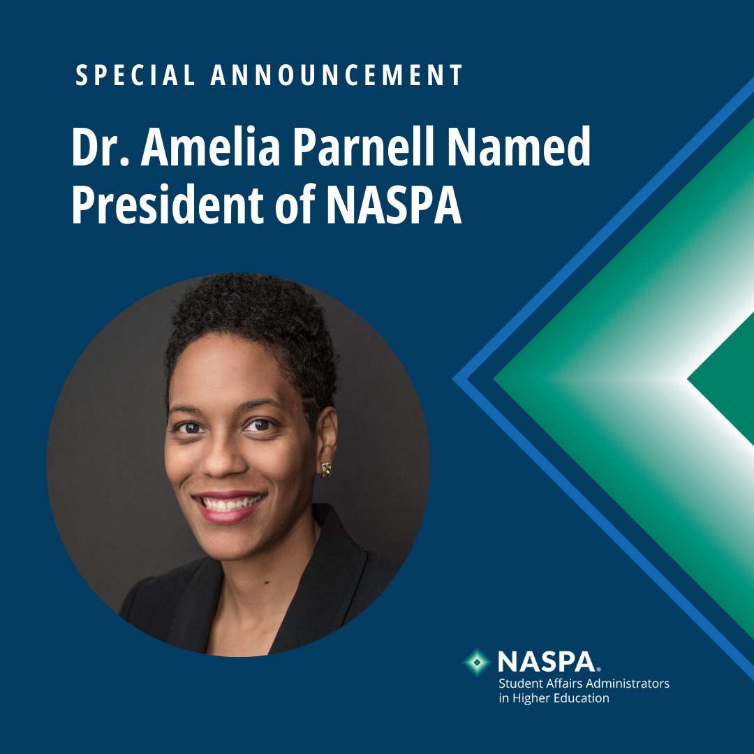 Congratulations Amelia Parnell! Dr. Parnell has been named our next president, beginning her term July 1. Read more about the unique perspective she'll bring to the role and her vision for the organization here: bit.ly/43po1Wy