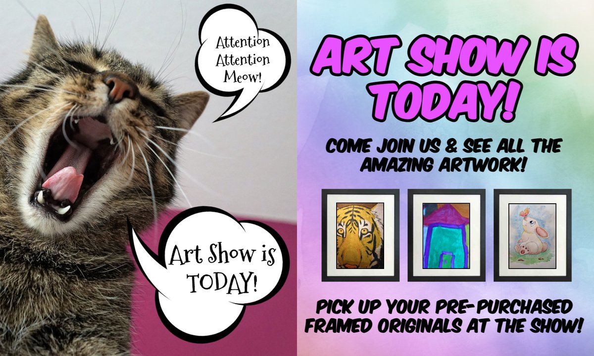 Ms Escobar (@mooneyhamart) on Twitter photo Tonight is our annual school-wide art show! You won't want to miss it!
View our online show and pre-purchase your child's frame:
artomestore.com/collections/mo…
<a href="/MooneyhamElem/">Mooneyham Elementary</a> <a href="/ArtomeArtShows/">Artomé Art Shows</a> Tonight is our annual school-wide art show! You won't want to miss it!
View our online show and pre-purchase your child's frame:
artomestore.com/collections/mo…
<a href="/MooneyhamElem/">Mooneyham Elementary</a> <a href="/ArtomeArtShows/">Artomé Art Shows</a>