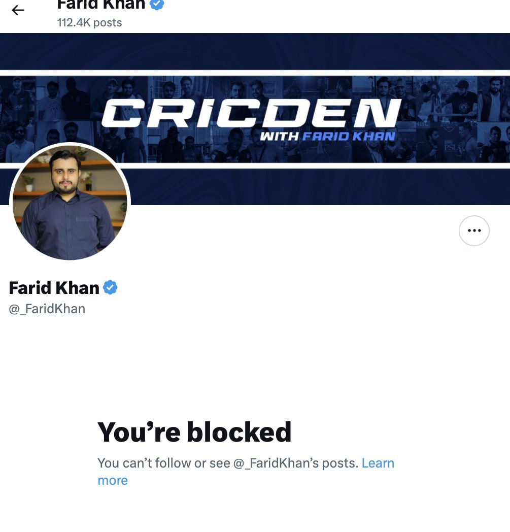 We have seen this Drama from Pak Journalists  many times  before IPL , hyping it for  Reach and Twitter Engagement for  $ . TBH I  am bored and not buying  it anymore . Good  that this guy blocked me when I called him out  in #CWC23 
Stay blocked.
RT  #BoycottFaridKhan if u agree
