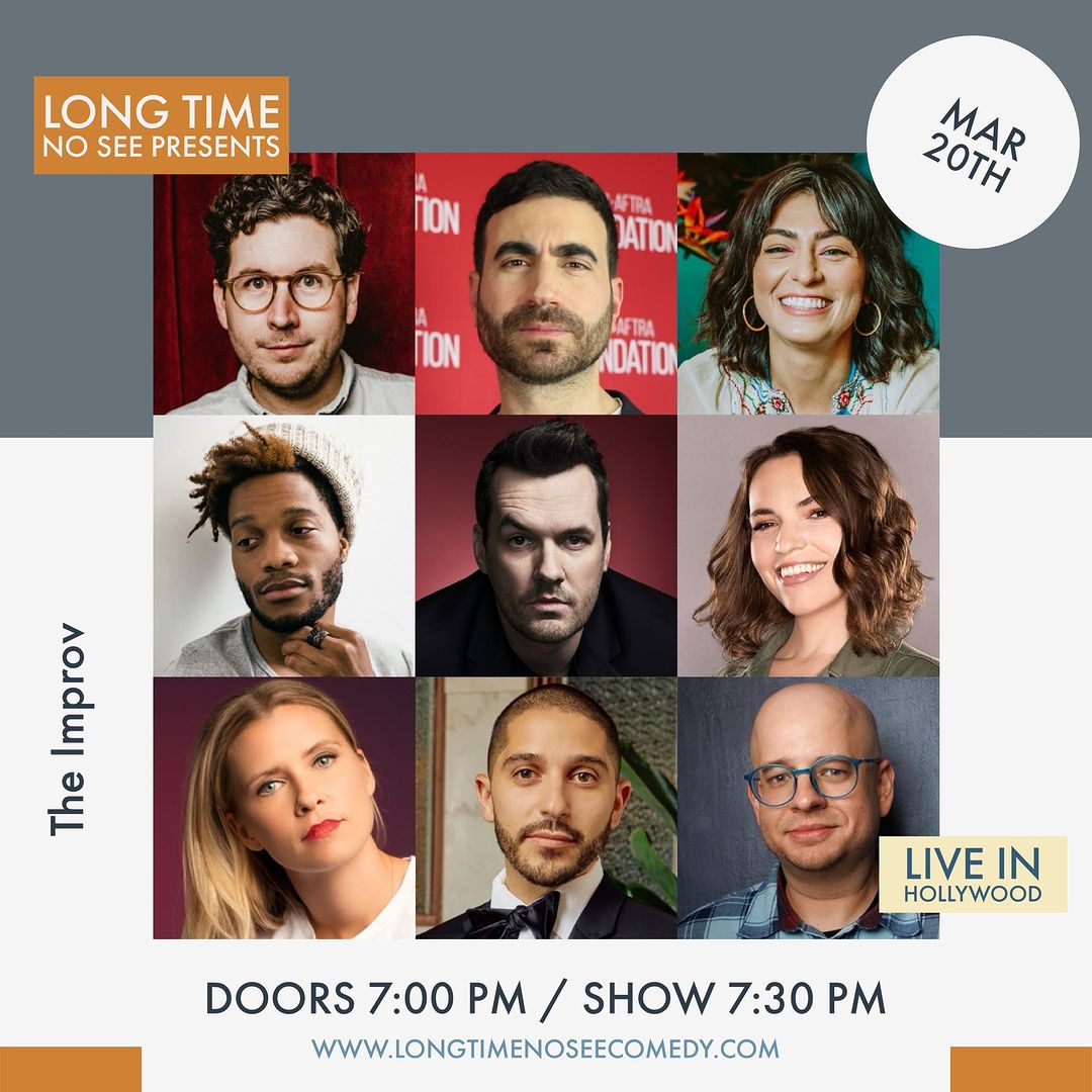 Big show tonight at 7:30 in The Main Room <a href="/LTNSComedy/">Long Time No See</a> with <a href="/jimjefferies/">jim jefferies</a> <a href="/brettgoldstein/">Brett Goldstein</a> <a href="/BethStelling/">Beth Stelling</a> @TheJFHarris <a href="/NickyParisBitch/">NICKY PARIS</a> <a href="/MikeDrucker/">Mike Drucker</a> +more! Limited tickets left, get yours now at improv.com/hollywood #hollywoodimprov #comedy