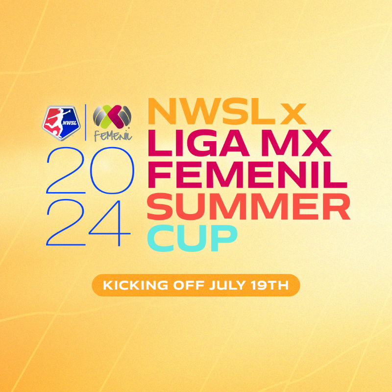 NWSL's tweet photo. Introducing the first-ever NWSL x LIGA MX Femenil Summer Cup. 🏆

The tournament will feature all 14 NWSL clubs and the six teams with the most points achieved in LIGA MX Femenil Clausura and Apertura during 2023.

Learn more below ⬇️⬇️⬇️