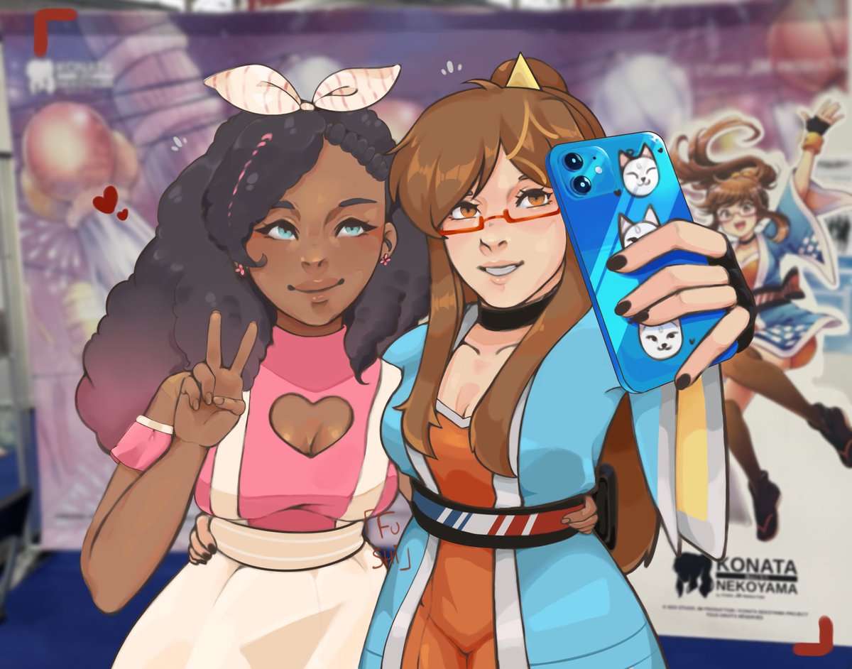 PurplexBird's tweet image. Konata &amp;amp; Sakura — 🌸

@StudioJMProd / @KonataNekoyama