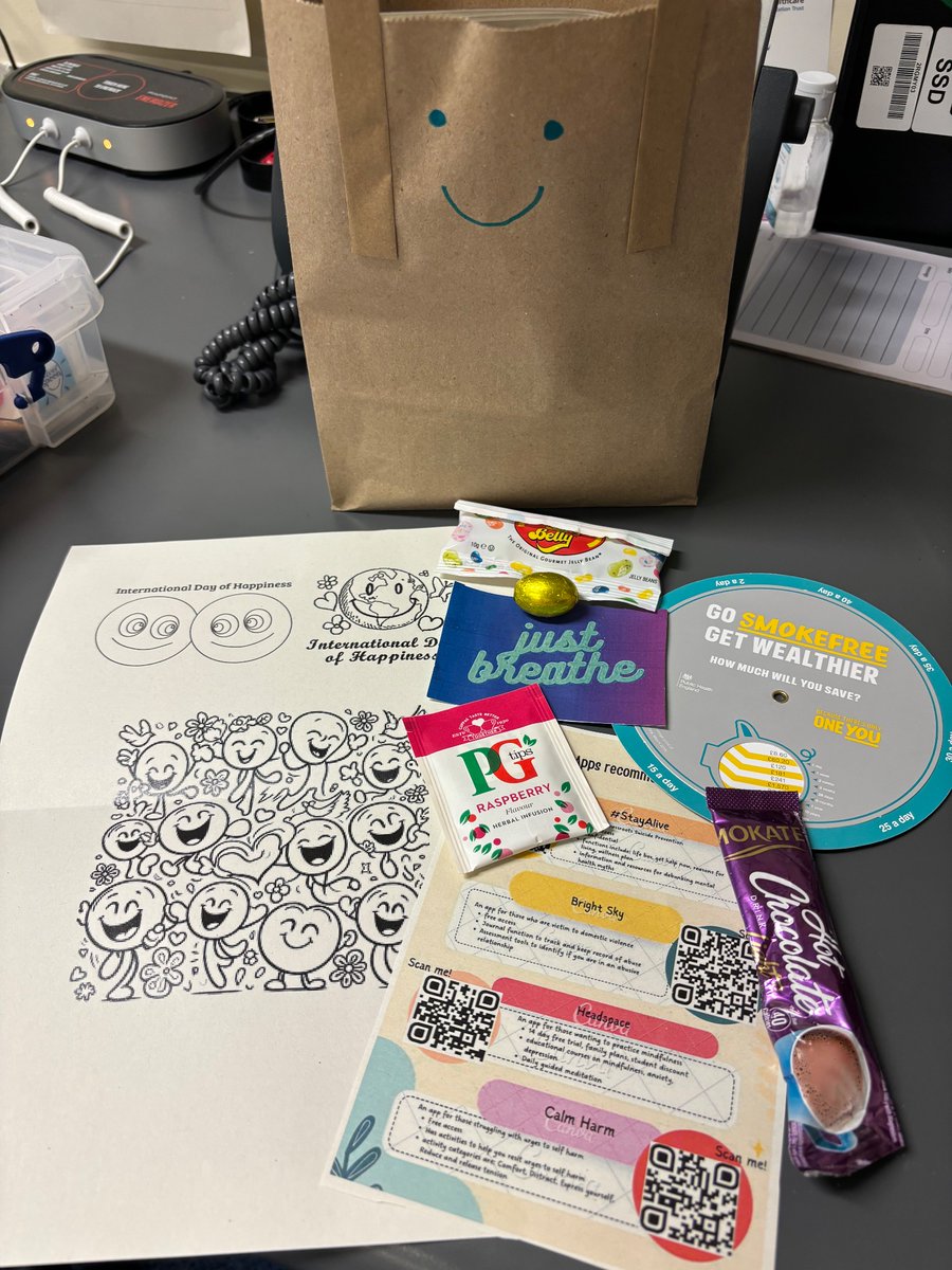 TheLiveTeam_'s tweet photo. A lovely Easter service today at the Highbury social and our TIW students put together some little goodie bags for international day of happiness to hand out😊
#GivetoOthers https://t.co/v6l5VZZdZo