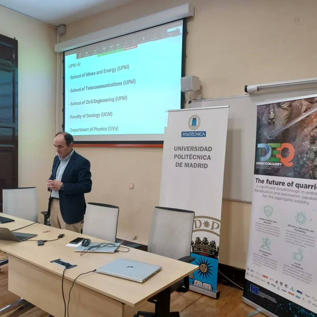 DigiEcoQuarry (@digi_eco) on Twitter photo 🪨👷👷♀️Some members of the <a href="/digi_eco/">DigiEcoQuarry</a> are today very much involved presenting some of our latest developments at our European Seminar on Digitisation of Aggregate Quarries. It's hybrid and in English !
<a href="/ANEFAridos/">ANEFA</a> <a href="/minasenergiaupm/">minasenergiaupm</a> <a href="/La_UPM/">Universidad Politécnica de Madrid</a>
<a href="/EU_Commission/">European Commission</a>
<a href="/EU_HaDEA/">HaDEA</a> 🪨👷👷♀️Some members of the <a href="/digi_eco/">DigiEcoQuarry</a> are today very much involved presenting some of our latest developments at our European Seminar on Digitisation of Aggregate Quarries. It's hybrid and in English !
<a href="/ANEFAridos/">ANEFA</a> <a href="/minasenergiaupm/">minasenergiaupm</a> <a href="/La_UPM/">Universidad Politécnica de Madrid</a>
<a href="/EU_Commission/">European Commission</a>
<a href="/EU_HaDEA/">HaDEA</a>