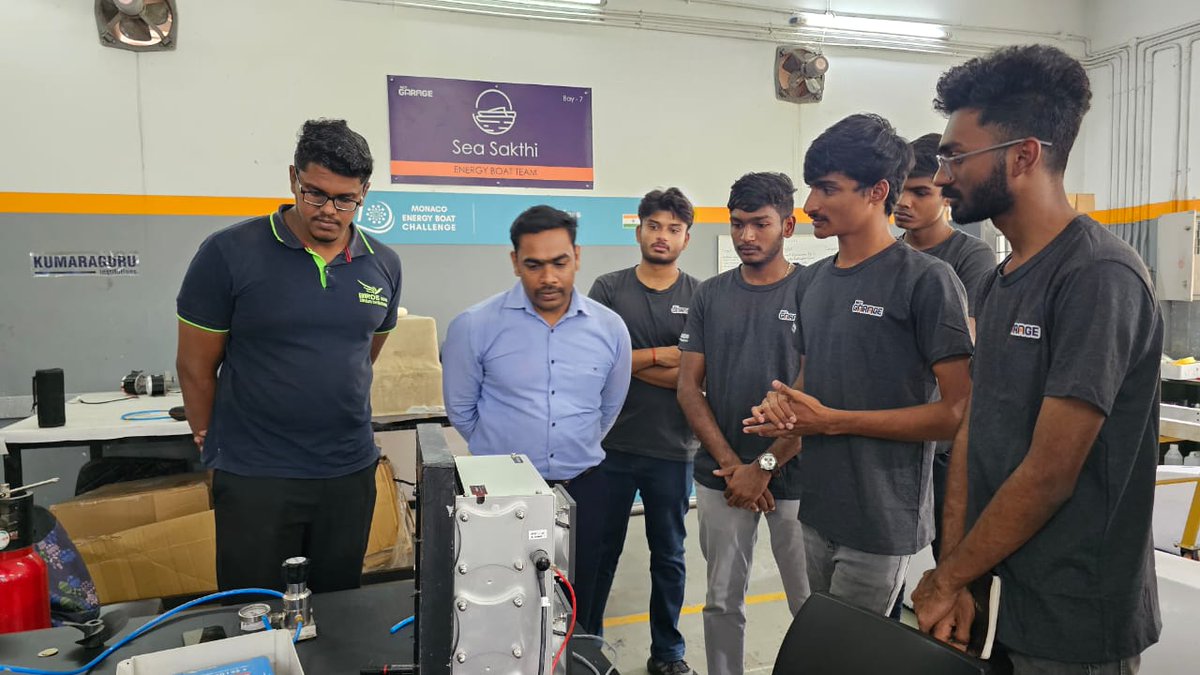 TeamSeaSakthi's tweet photo. Team Sea Sakthi had a great pleasure meeting with Balaji rubber industries!
Checkout:https://t.co/IY9krVl6U1 

#energyboatchallenge #monacoenergyboatchallenge
#yachtclubmonaco #mebc2024
#energyclass #teamseasakthi #sustainability
#kumaragurucollegeoftechnology
#kct #kct84 https://t.co/VPuRi5dRw7