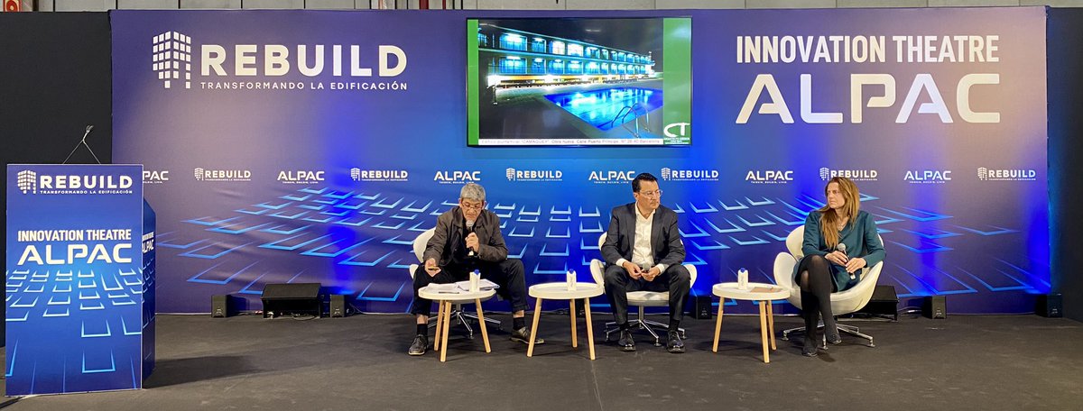 rebuildexpo's tweet photo. Iniciamos una gran sesión en el #ALPAC innovation theatre de la mano de #CTArquitectos, #HombredepiedraArquitectos y @PMMT_ARQ. ¡No os la podéis perder!
#REBUILD2024 https://t.co/SrGnHO83DX