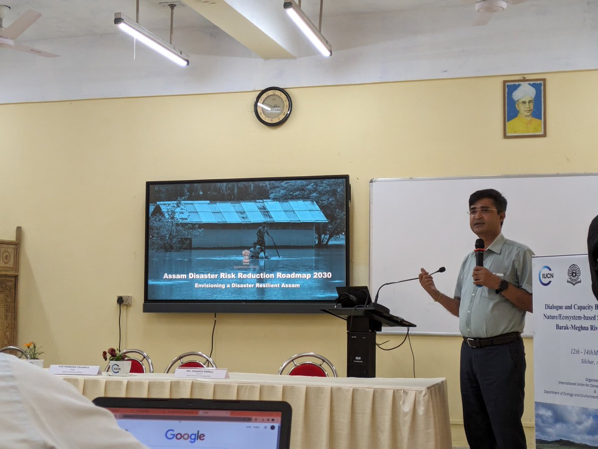 #NEADS participating in the ‘Dialogue & Capacity Building Workshop on Nature/Ecosystem Based Solutions (NbS) in the Barak-Meghna River Basin’, organized by @IUCN and Department of Ecology & Environmental Science, Assam University Silchar. @neadsjorhat #Assam #BarakRiverBasin