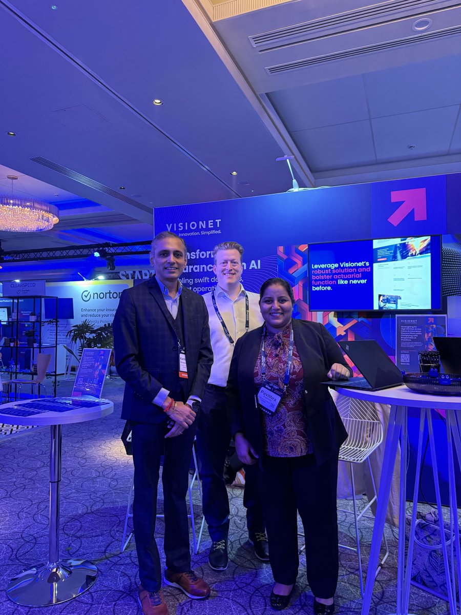 #Visionet, the trailblazer in AI-driven innovation, is having exciting conversations on AI at the grand stage of @ITI_Insurtech, Europe’s largest Insurtech conference. Swing by our booth at A25. Our team of tech experts awaits, ready to unravel the secrets of #AI magic.