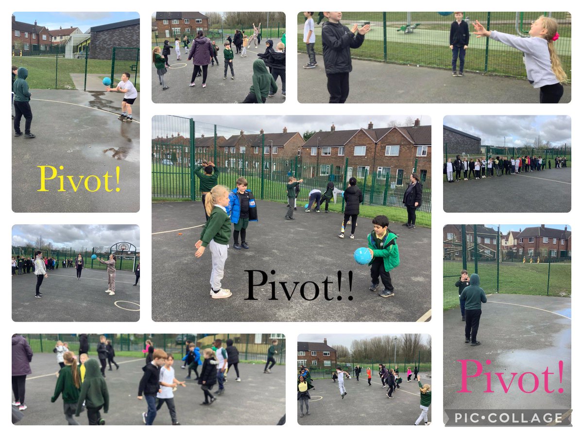 In PE today we have been learning how to move in netball. <a href="/Y3Blackbirds/">BlackbirdsY3</a>