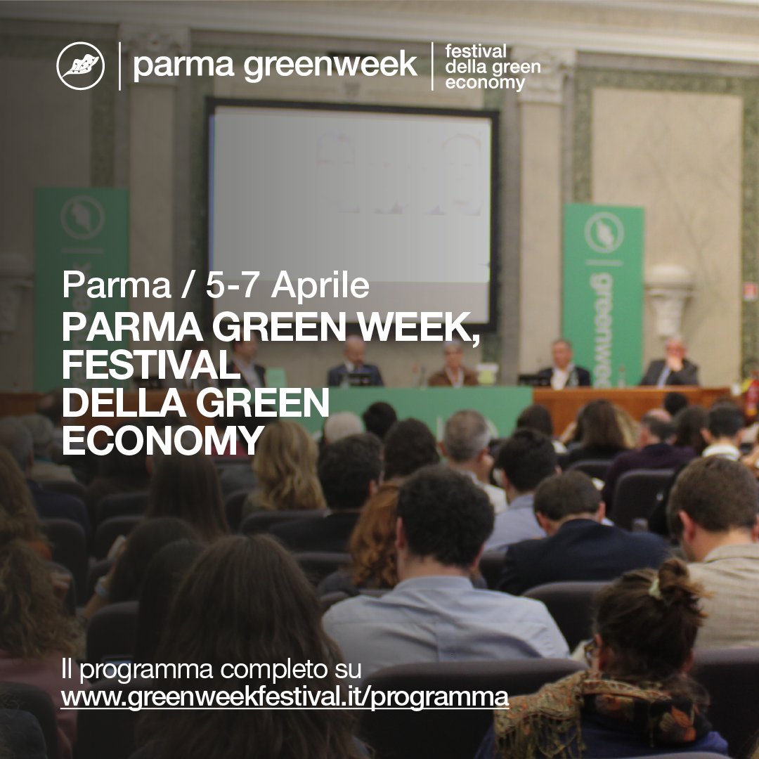 🟢 IL FESTIVAL PARMA GREEN WEEK DAL 5 AL 7 APRILE: SCOPRI IL PROGRAMMA E GLI APPUNTAMENTI DA NON PERDERE

👉 Scopri il sito aggiornato con tutti gli incontri, i relatori e iscriviti al seguente link: greenweekfestival.it/programma/