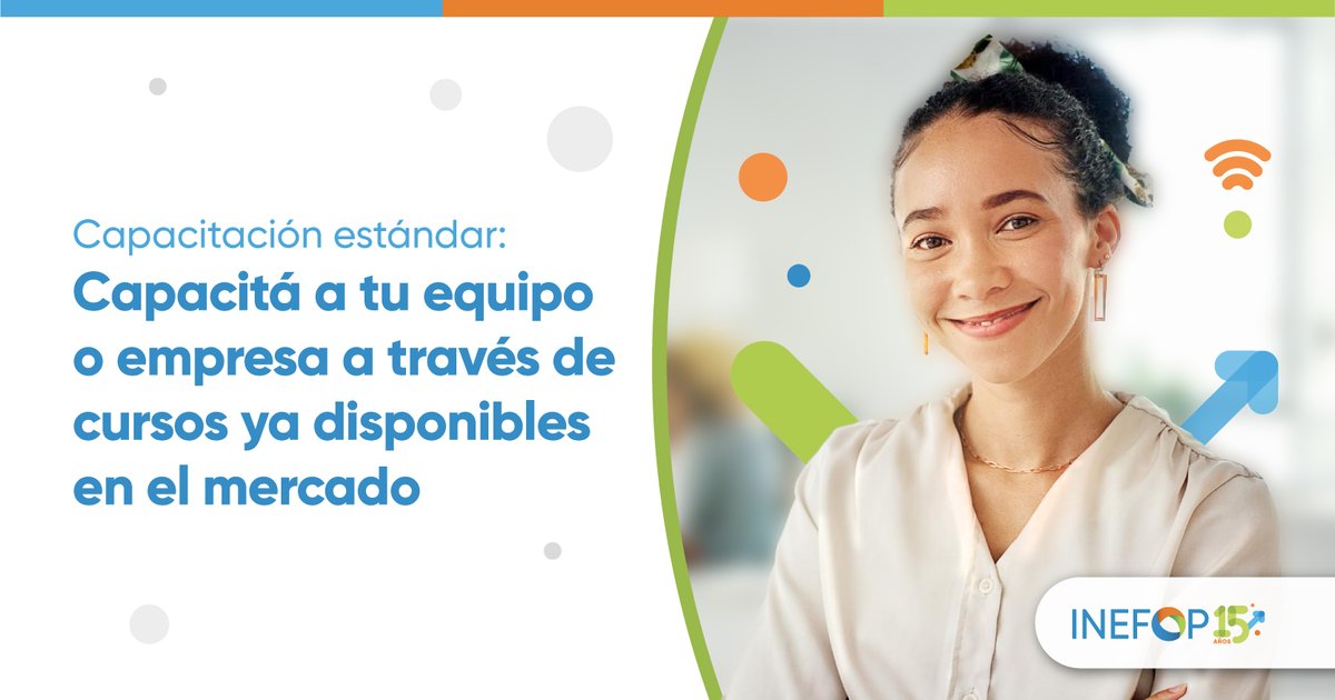 #Empresas 👉 Aumentá la competitividad y productividad de tu empresa, capacitando y fortaleciendo a tu equipo de trabajo. Solicitá apoyo a INEFOP para tomar cursos que estén en el mercado. Más info ➡️ bit.ly/3PshJzX #INEFOP #Formación #CapacitaciónEstándar