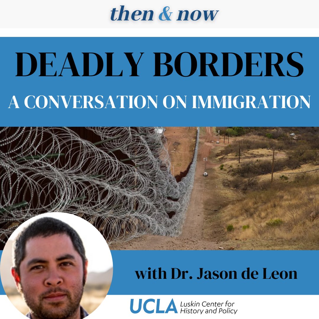 Listen as Dr. Jason de León, UCLA professor & director of the Undocumented Migration Project, explores the complexities of border policies, historical context, challenges faced by migrants, and the importance of addressing root causes. tinyurl.com/mrcx47r2